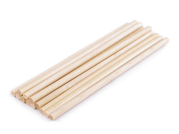 Bețe din lemn premium pentru macrame - Tije de 15 cm din lemn natural pentru decorațiuni suspendate și proiecte creative de macrame realizate manual