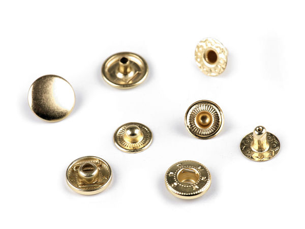 Capse metalice premium (Ø12mm) pentru piele și materiale textile de grosime medie
