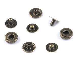 Capse metalice premium de 10 mm pentru materiale de grosime medie (set de 4 piese)