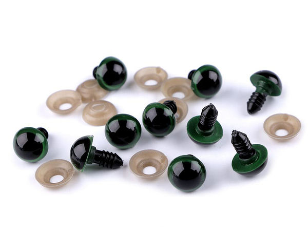 Ochișori de siguranță premium din plastic cu șaibe (14 mm) pentru păpuși handmade, jucării de pluș și creații amigurumi
