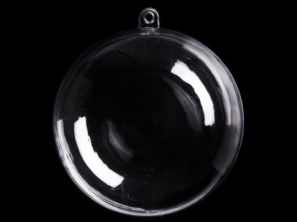 Glob acrilic transparent umplibil - Glob suspendat pentru hobby și proiecte creative, 10 cm