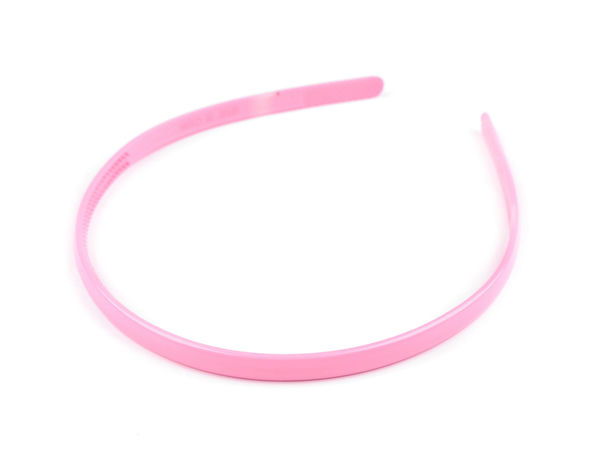 Bentiță de păr premium din plastic lucios, cu dinți pentru prindere sigură, ideală pentru coafat și proiecte creative DIY