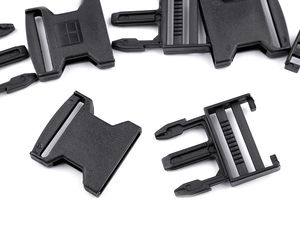 Cataramă trident din plastic ultra-rezistentă de 40 mm cu regulator de chingă integrat
