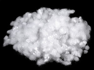 Umplutură premium din fibre de poliester tip biluțe, fibră tubulară - Umplutură neînălbită pentru perne și jucării, 1 kg