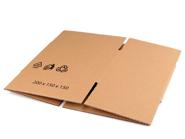 Cutie premium din carton Kraft pentru expediere (20x15x15 cm) – Carton de ambalare rezistent, maro natur