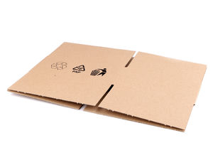 Cutie premium din carton maro natural pentru expediere (16,5x13,5x6,5 cm) - Cutie poștală durabilă din carton ondulat pentru transport și ambalare