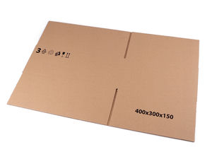 Cutie premium din carton pentru transport și depozitare (Maro natur) - 40x30x15 cm