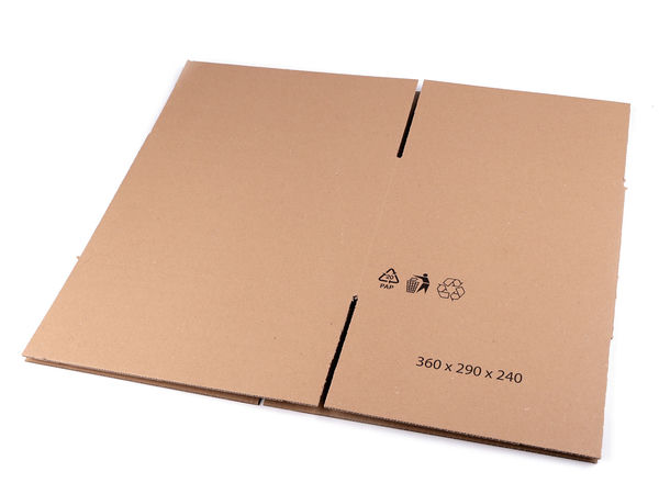 Cutie premium din carton maro natur pentru expediere și depozitare (36 x 29 x 24 cm)
