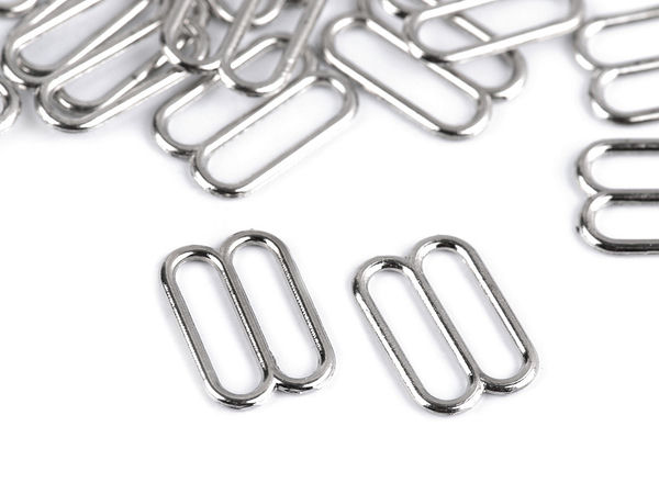 Regulatoare metalice premium pentru bretele de sutien (12 mm) | Accesorii pentru lenjerie și costume de baie