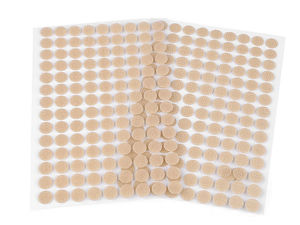 Buline autoadezive premium cu scai Ø10mm - Sisteme de prindere rotunde multicolore pentru lucru manual, cărți senzoriale și semnalistică