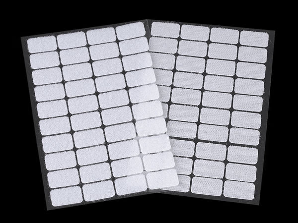 Dreptunghiuri autoadezive tip arici premium (15x25 mm) - Sisteme de prindere multicolore