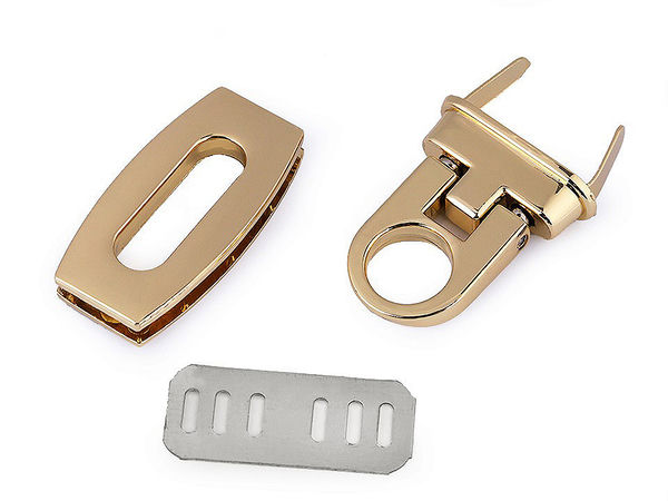 Set de încuietori metalice premium pentru genți și poșete (20x40mm) - Închizătoare elegantă pentru confecționarea manuală de genți și galanterie