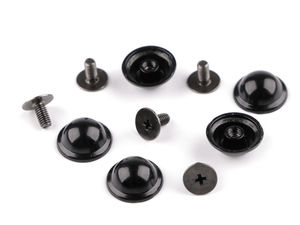 Nituri decorative cu șurub de 13 mm - Piciorușe premium pentru genți și butoni metalici pentru poșete, plicuri și marochinărie