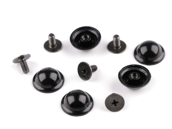 Nituri decorative cu șurub de 13 mm - Piciorușe premium pentru genți și butoni metalici pentru poșete, plicuri și marochinărie