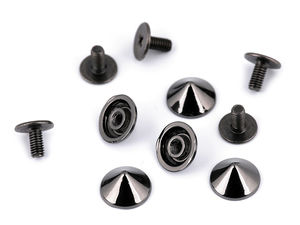 Ținte metalice decorative premium cu șurub și piciorușe pentru genți Ø9.5mm | Accesorii metalice premium pentru genți, clutch-uri și încălțăminte