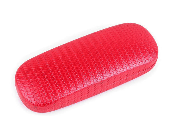 Etui rigid premium pentru ochelari, cu aspect sidefat - Carcasă de protecție magnetică convexă pentru ochelari de soare, de vedere și sport (6x16 cm)