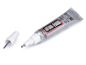 Adeziv profesional pentru bijuterii și aplicații artizanale Antonio E6000 cu vârf de precizie, lipire transparentă și impermeabilă - 10 ml