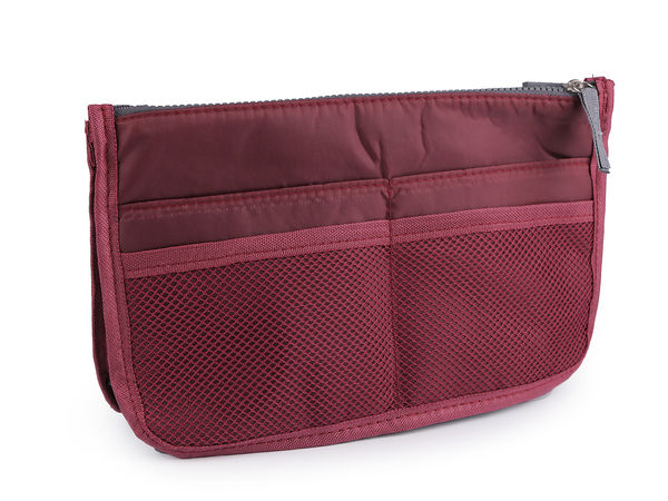 Inserție organizator premium pentru geantă (16x27 cm) | Organizator extensibil de geantă cu buzunare multiple și mânere de prindere