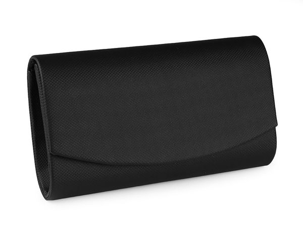 Poșetă de seară elegantă tip clutch din Lurex premium, cu lanț detașabil