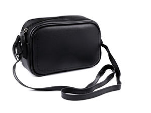 Geantă crossbody mică premium - Poșetă de umăr compactă cu fermoar dublu și curea reglabilă (13.5 x 20.5 cm)