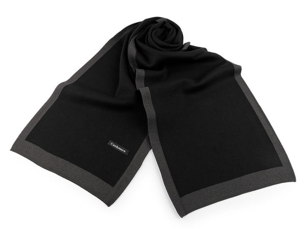 Fular premium de iarnă reversibil pentru bărbați - Șal elegant cu două fețe, moale și călduros (30 x 170 cm)