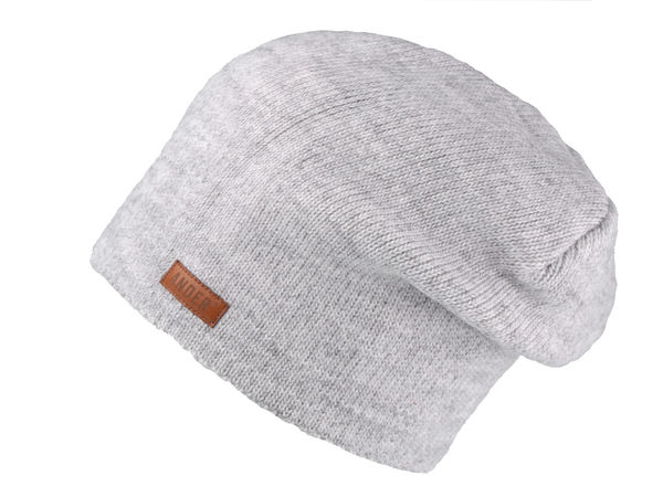 Căciulă de iarnă unisex premium cu croi lejer - Căciulă tricotată călduroasă cu tiv întărit cu elastic, pentru bărbați și femei