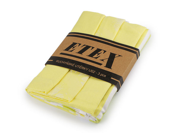 Prosoape de bucătărie premium din bumbac egiptean (set de 3) - Prosoape super absorbante, fără scame, 50x70 cm