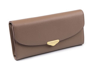 Portofel clasic de damă tip plic premium - Organizator elegant cu compartimente multiple pentru carduri (9.5 x 19 cm)