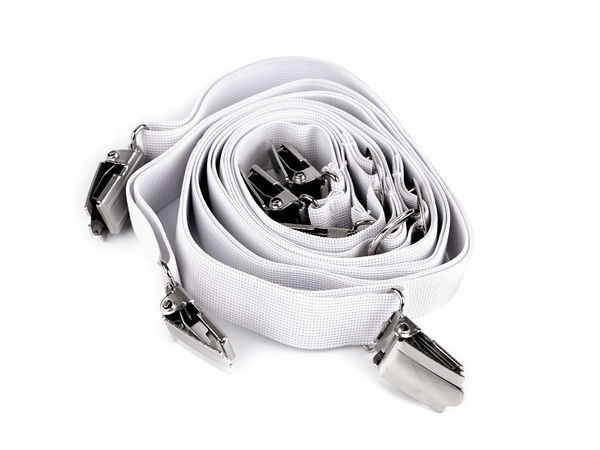 Bretele elastice reglabile pentru cearșaf - Set de 3 accesorii de fixare și întinzătoare pentru cearșafuri de până la 1,8 m lățime