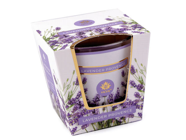 Lumânare parfumată premium în recipient de sticlă (120g) - Parfum de casă cu ardere îndelungată