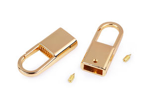 Capete metalice premium pentru chingi cu carabină (9mm) – Terminale rezistente de șnur pentru genți, haine și brelocuri