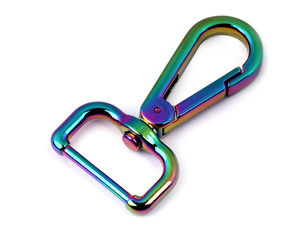 Carabină metalică premium cu vârtej | Conector rotativ pentru curele de genți și poșete | Potrivit pentru curele de 20 mm și 25 mm