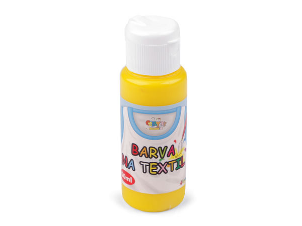 Vopsea permanentă premium pentru textile și țesături (60ml) - Rezistentă la apă, pentru haine, pânză, teniși și decorațiuni interioare