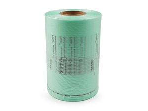 Rolă folie premium pentru perne de aer | 200x100 mm, 280 m | Verde mentă transparent