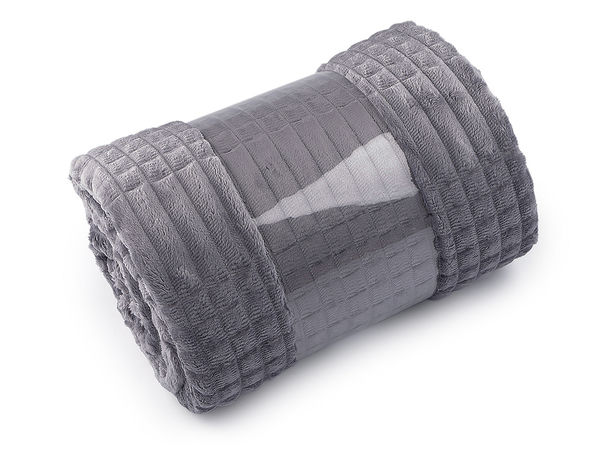 Pătură luxoasă cu două fețe din fleece Sherpa (130x160 cm)