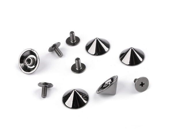 Butoni decorativi cu șurub și piciorușe de protecție de 13 mm pentru genți
