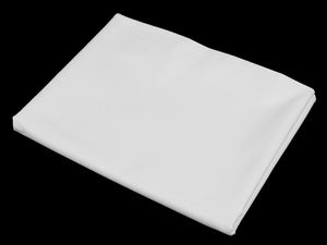 Material alb din amestec poliester-bumbac pentru căptușeală buzunare - Țesătură premium netedă și fermă pentru îmbrăcăminte, genți și textile de casă