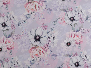 Material textil decorativ premium Loneta cu imprimeu floral - Poliester rezistent (PES) pentru decorațiuni interioare și croitorie