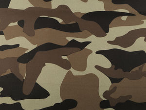 Material textil impermeabil pentru exterior 600D ultra-rezistent - Țesătură tehnică premium cu peliculă din PVC, imprimeu camuflaj