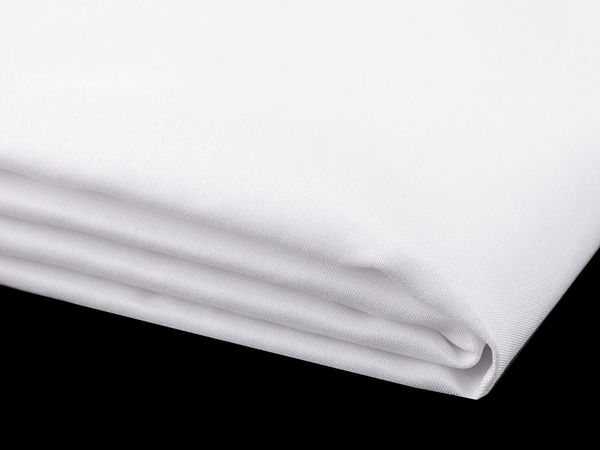 Material textil premium teflonat, impermeabil - Alb, lățime 320 cm - Poliester robust pentru fețe de masă, perne și decorațiuni interioare
