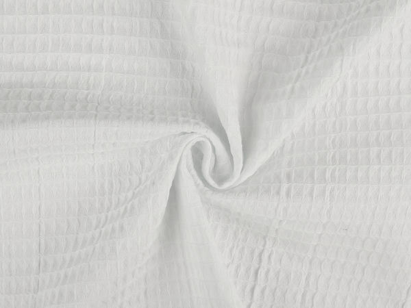 Material premium din bumbac tip fagure - Țesătură durabilă și super absorbantă pentru prosoape, halate de baie și pături de bebeluși