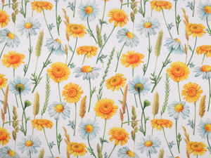 Țesătură decorativă Loneta cu model floral premium - Amestec durabil de poliester pentru fețe de masă, draperii și decorațiuni interioare