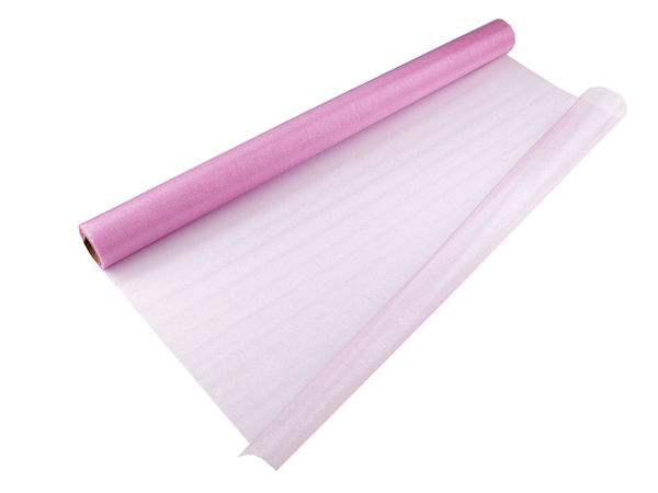 Rolă de organza premium fină (lățime 72 cm) - Material decorativ elegant pentru nunți, evenimente și aranjamente florale