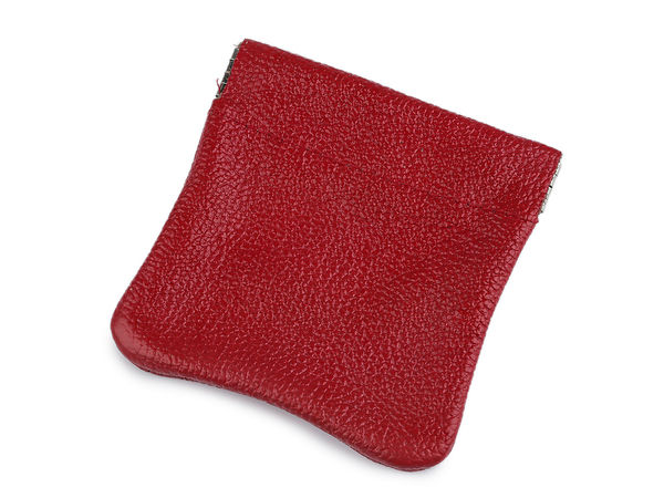 Port-monedă premium din piele și mini portofel cu închizătoare flexibilă cu arc (8.5 x 9 cm)