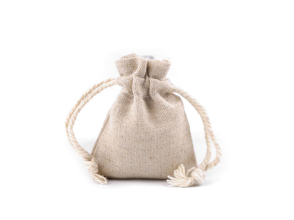 Săculeți mici din in premium pentru cadouri - Săculeți cu șnur, 6x8 cm, pentru creații artizanale, plante aromatice și mărturii