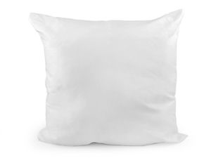 Miez de pernă premium din fibră siliconată tubulară (45x45 cm, 400g) - Umplutură PES reglabilă cu închidere cu fermoar