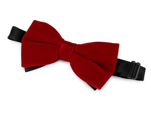 Papion elegant din catifea și satin pentru bărbați - Accesoriu de gât reglabil pentru ceremonie, cu cutie de cadou premium