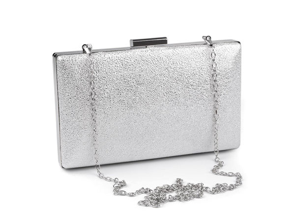 Geantă plic elegantă de seară, structurată - Poșetă crossbody versatilă cu lanț detașabil