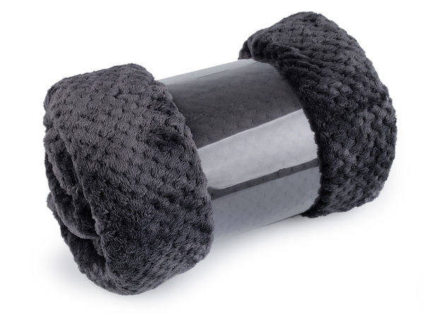 Pătură premium reversibilă din microflanel structurat (150x200 cm) - Pled multifuncțional ultra-catifelat și cuvertură de canapea