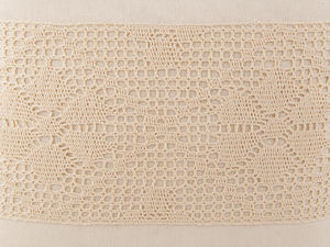 Husă de pernă decorativă vintage în stil boem, cu dantelă - Față de pernă decorativă de 45x45 cm cu bordură din dantelă delicată